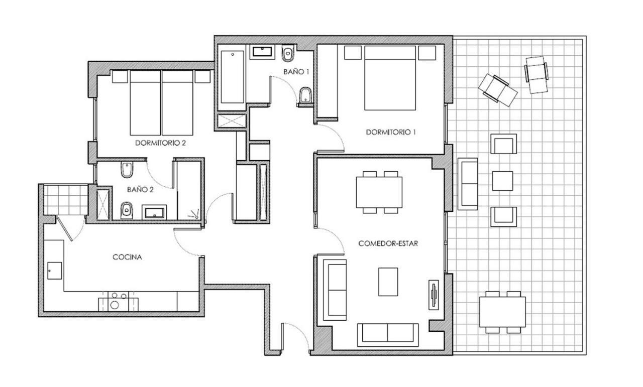Atico Nuevo Con Terraza Peniscola Apartamento Exterior foto